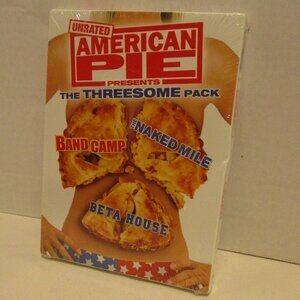 American Pie Presents NEW Factory Sealed Red White Blue Graphic 3 DVD Movie